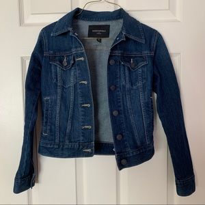 Banana Republic Dark Wash Denim Jacket Petite XXS